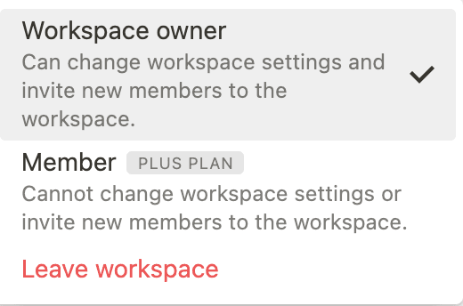 permission levels in Notion