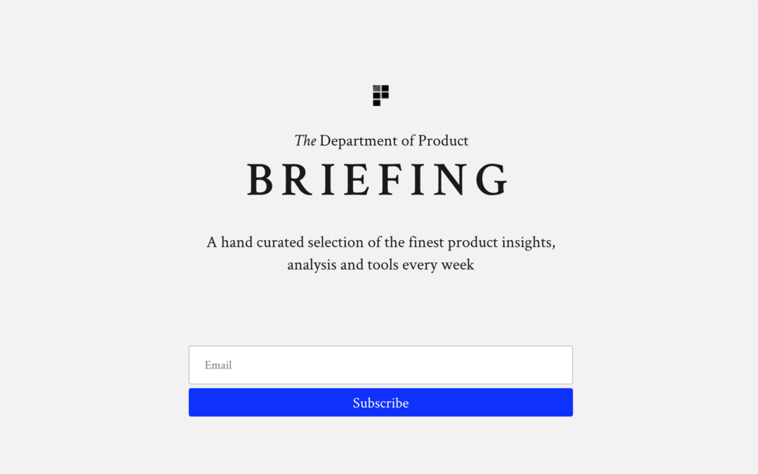 Product Briefing – 19th January, 2023