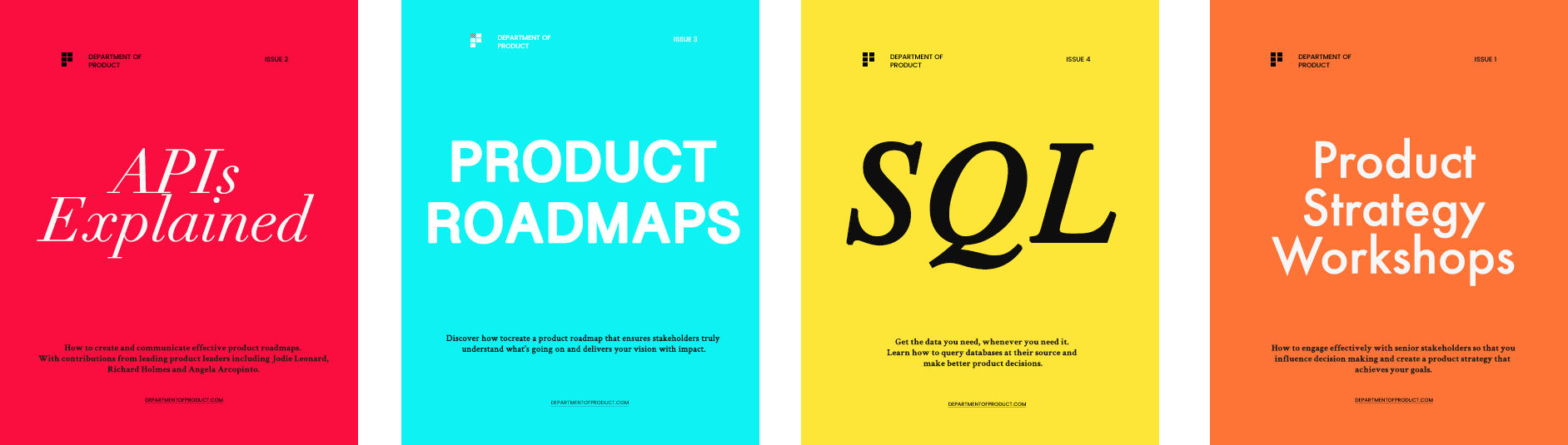 The Department of Product guide books