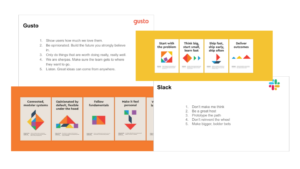 Product principles examples by leading product companies