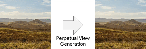 Google's perpetual view generation